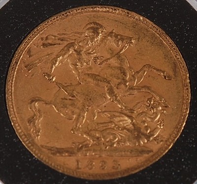 Lot 422 - Great Britain, 1893 gold full sovereign
