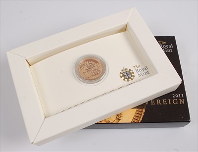 Lot 440 - Great Britain, 2011 gold full sovereign