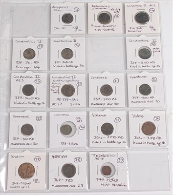 Lot 122 - Roman, a collection ancient Roman coins to include