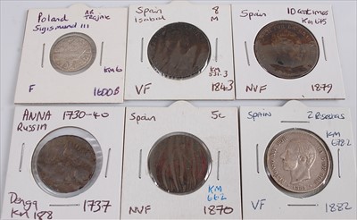 Lot 123 - Europe and World, a collection of coins to include
