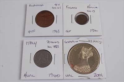 Lot 124 - World coins, a large collection of mainly 20th century coins