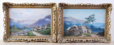 Lot 1433 - Edwin Alfred Pettitt (1840-1912) - Pair; Stone...