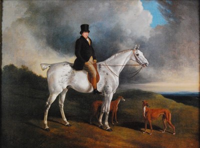 Lot 1416 - Abraham Cooper RA (1787-1868) - Gentleman on a...