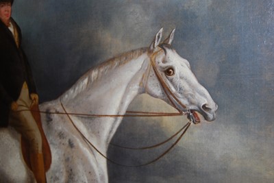 Lot 1416 - Abraham Cooper RA (1787-1868) - Gentleman on a...