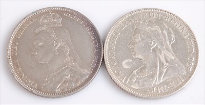 Lot 135 - Great Britain, 1889 shilling
