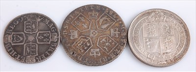 Lot 136 - Great Britain, 1711 sixpence