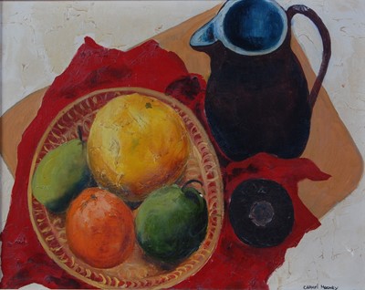 Lot 252 - Carmel Mooney - Still Life Fruit in a Bowl...
