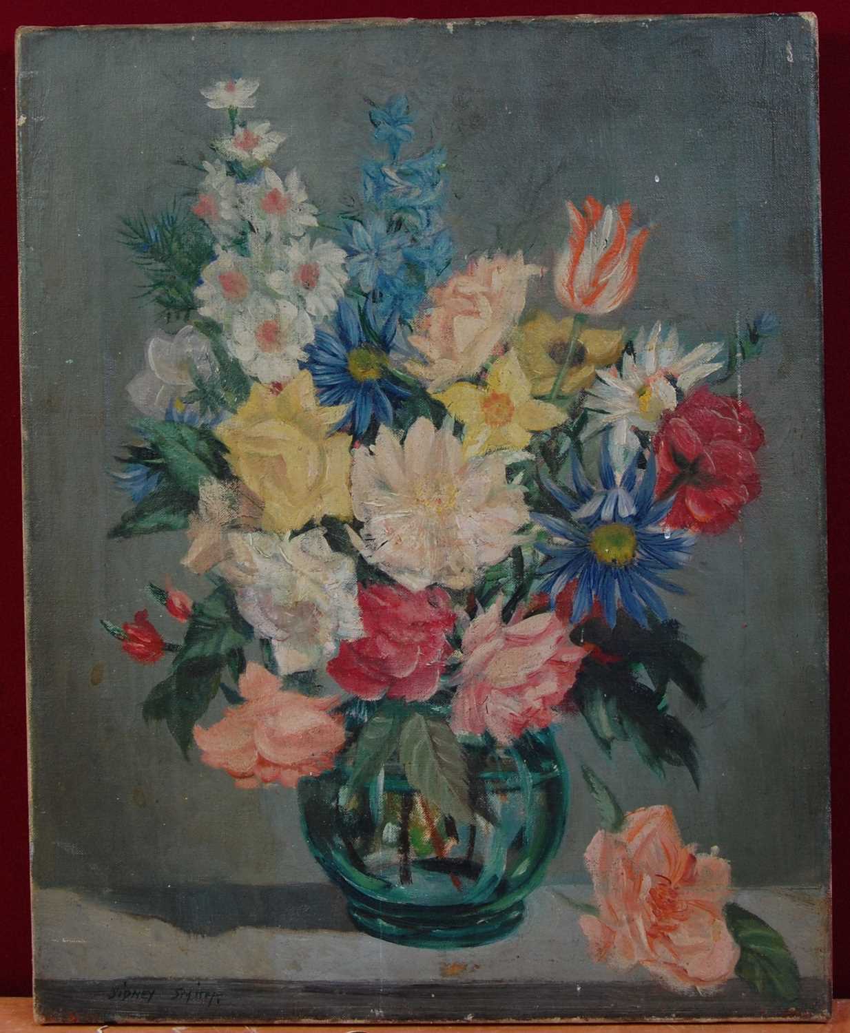 Lot 278 - Sidney Smith (1912-1982) - Still life Flowers...