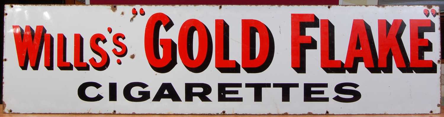 Lot 281 - A large early 20th century enamel advertising...
