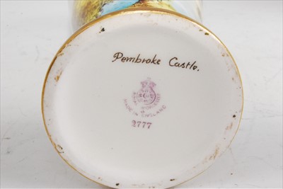 Lot 1079 - A Royal Worcester porcelain vase, shape...