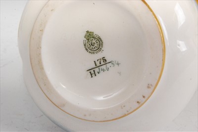 Lot 1078 - A Royal Worcester porcelain pot pourri vase...