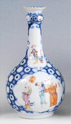 Lot 1330 - An 18th century Chinese famille rose guglet...