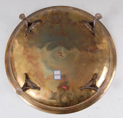 Lot 47 - A large circa 1900 French electroplated...