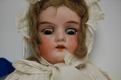 Lot 2238 - An Armand Marseille bisque head doll, having...