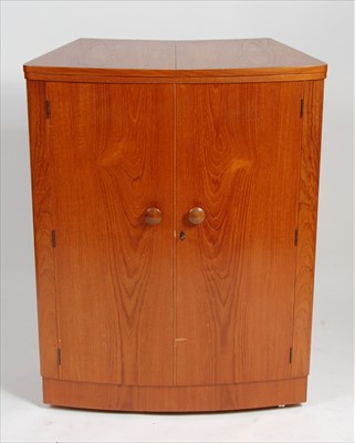 Lot 376 - A 1970s teak portable cocktail cabinet by...