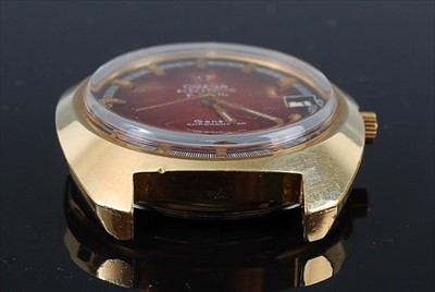Lot 2150 - A Gents gold plated Omega electronic...