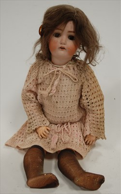 Lot 2285 - A Catterfelder Puppenfabrik bisque head doll,...