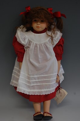 Lot 2259 - A modern Steiff bisque collectors doll Monika,...