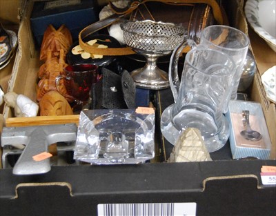 Lot 55 - A box of miscellaneous items, to include boxed...
