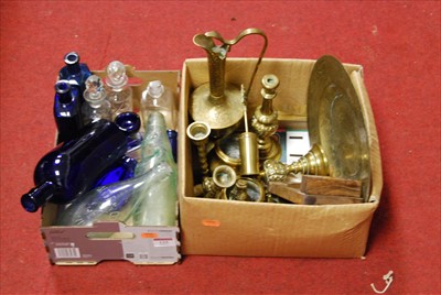 Lot 125 - Two boxes of miscellaneous items, to include...