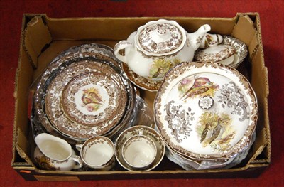 Lot 147 - A Royal Worcester Palissy Game series part tea...