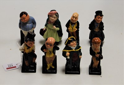 Lot 152 - A collection of eight Royal Doulton Dickens...