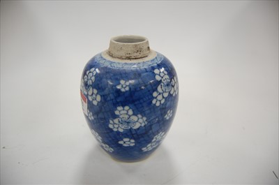 Lot 171 - A Chinese blue and white ginger jar, of...