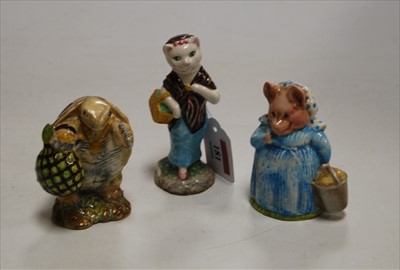 Lot 181 - A collection of three Beswick Beatrix Potter...