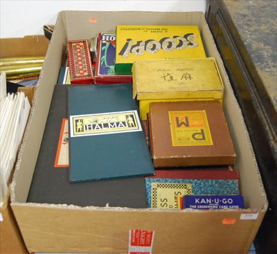 Lot 374 - A large collection of 20th century board games,...