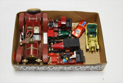 Lot 409 - A collection of diecast model vehicles, to...