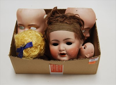 Lot 408 - An Alt Beck & Gotschilder bisque dolls head,...