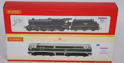 Lot 666 - A Hornby R2382 factory weathered BR lined...