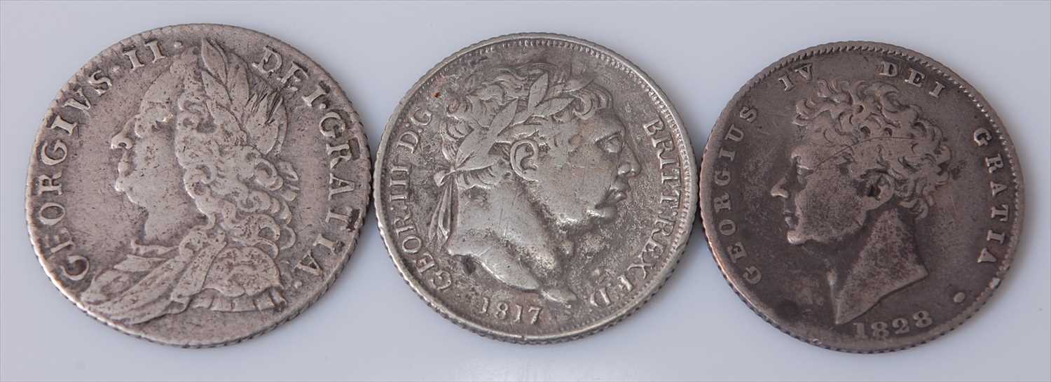 Lot 147 - Great Britain, 1757 sixpence