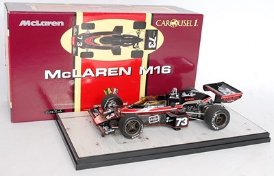 Lot 2506 - A Carousel 1 1/18 scale boxed Maclaren M16...