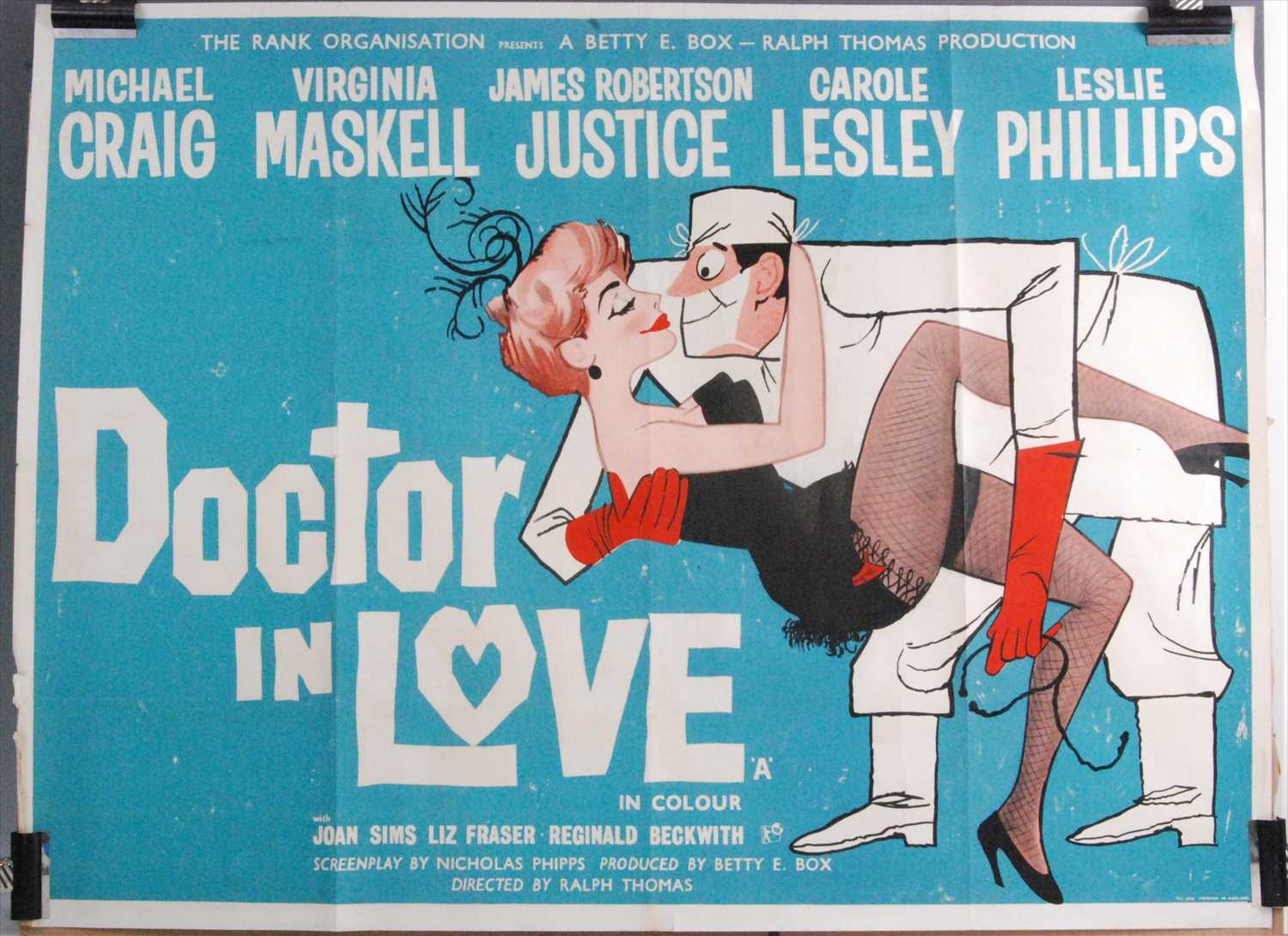 Lot 541 - Dr in Love, 1960 UK quad poster