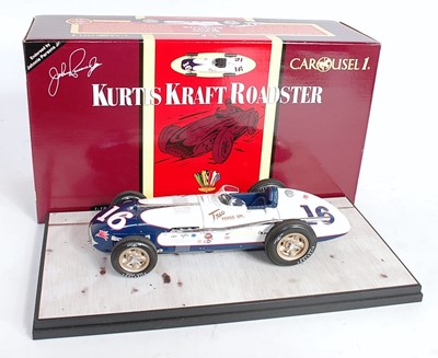 Lot 2520 - A Carousel 1 1/18 scale Kurtis Kraft Roadster...