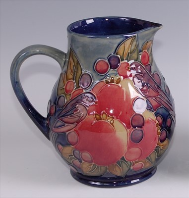 Lot 13 - A contemporary Moorcroft pottery jug in the...