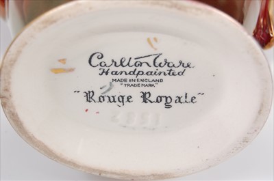 Lot 34 - A 1930s Carltonware Rouge Royale ceramic...