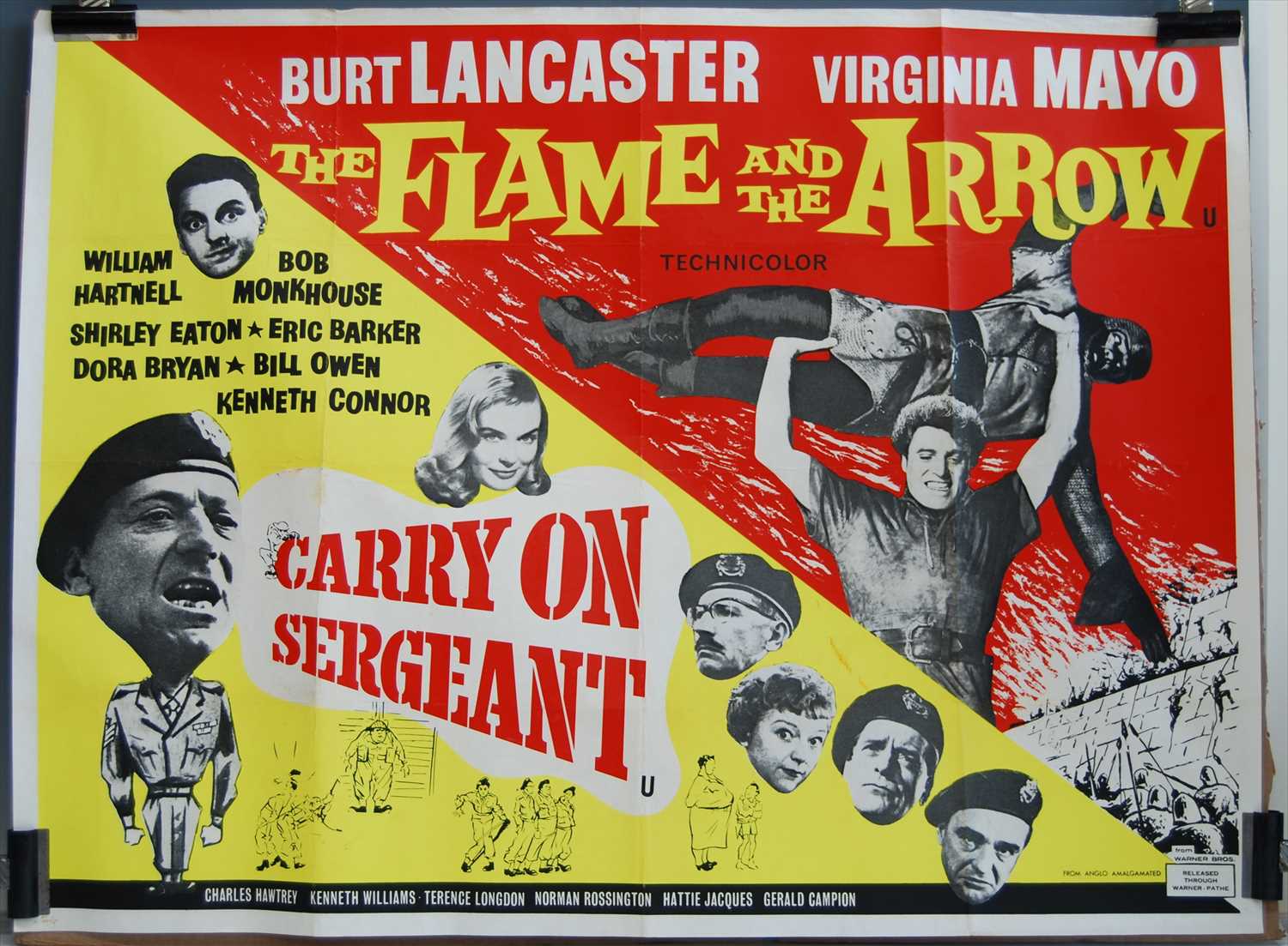 Lot 535 - Carry On Sergeant / The Flame and the Arrow