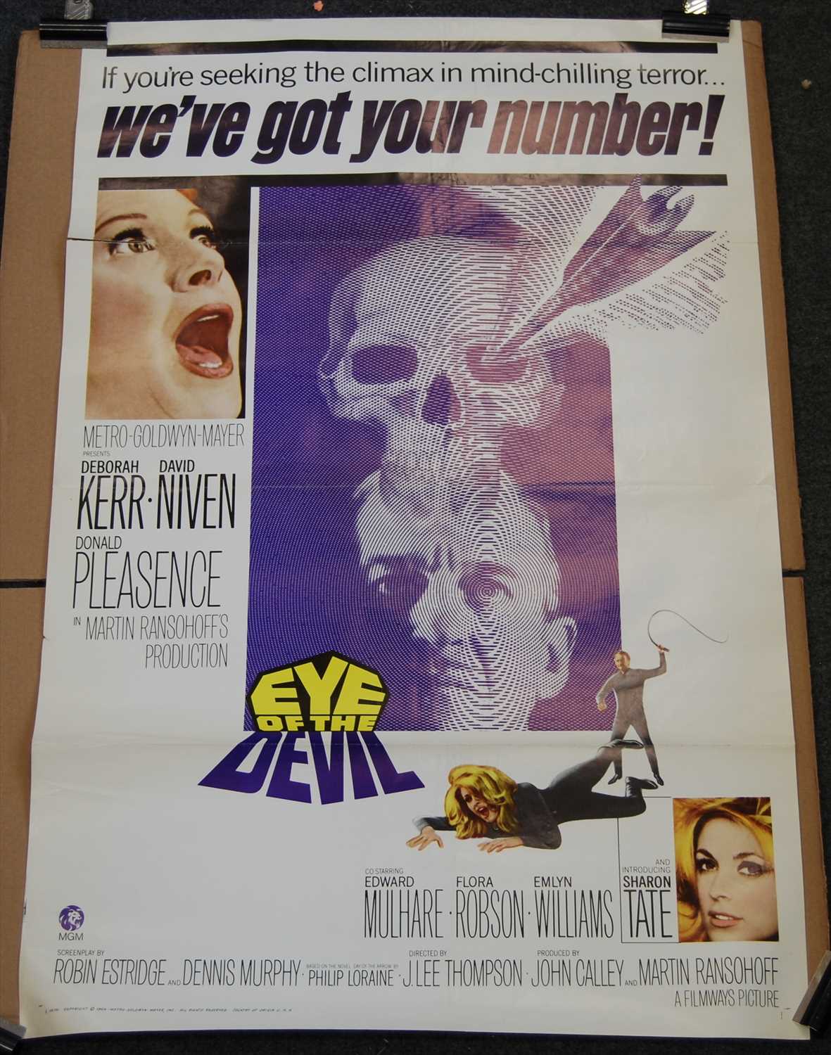 Lot 531 - Eye of the Devil, 1966 one sheet poster