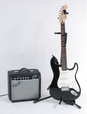 Lot 511 - A Fender Squier Strat electric guitar