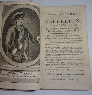 Lot 1009 - RAY, James. A Compleat History of the...