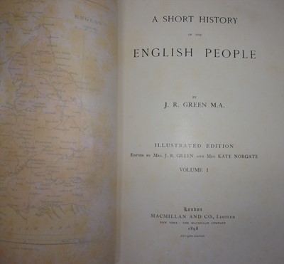 Lot 213 - GREEN, J.R. A Short History of the English...