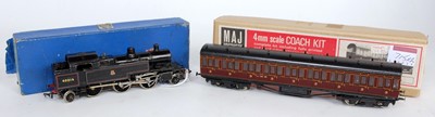 Lot 715 - An LMS fully lined suburban 3rd class coach...