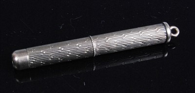 Lot 306 - A 1970s 9ct gold propelling cigar piercer,...