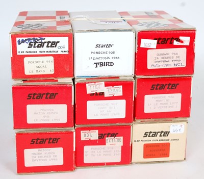 Lot 1507 - Nine various boxed as issued Starter 1/43...