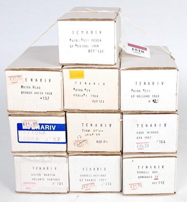 Lot 1518 - Ten various boxed Tenariv 1/43 scale resin...