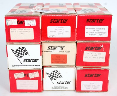 Lot 1528 - A Starter Kits 1/43 scale classic car and high...