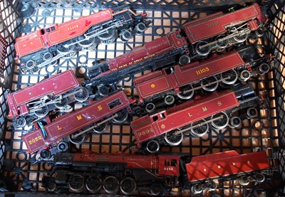 Lot 740 - Six locomotives kit bashed/scratch built on...