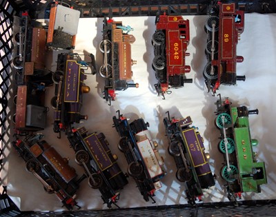 Lot 742 - Tray containing 8 various 0-4-0 and 2 0-6-0...